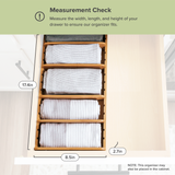 Bamboo Kitchen Towel and Food-Storage Organizer