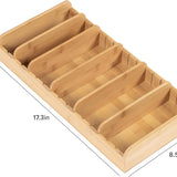 Bamboo Kitchen Towel and Food-Storage Organizer