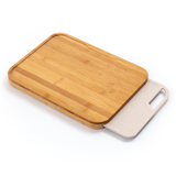 Bamboo Cutting Board with Nesting Rice Fiber Chopping Board (15 x 11 in)