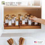 3 Tier Spice Shelf - Acacia