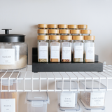 3 Tier Spice Shelf - Black Bamboo