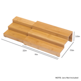 3 Tier Spice Shelf - Bamboo