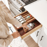Acacia Spice Drawer Organizer (Expands 10.5 to 18.5 in)