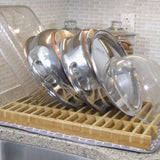 Bamboo Over the Sink Dish Drying Rack