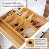 2 Large Utensil Organizers - Bamboo