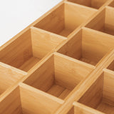 Premium Tea Bags and Coffee Pods Drawer Organizer - Bamboo