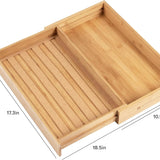 Bamboo Spice Drawer Organizer (Expands 10.5 to 18.5 in)