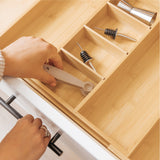 Bamboo Utensils & Junk Drawer Organizer (Expands 15.75-28in)