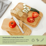 Bamboo Cutting Board Set