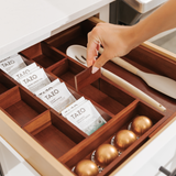 Acacia Tea Bags & Coffee Pods Drawer Organizer