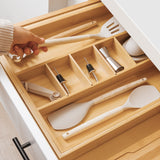 Bamboo Utensils & Junk Drawer Organizer (Expands 15.75-28in)