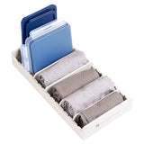Bamboo Kitchen Towel and Food-Storage Organizer White Finish